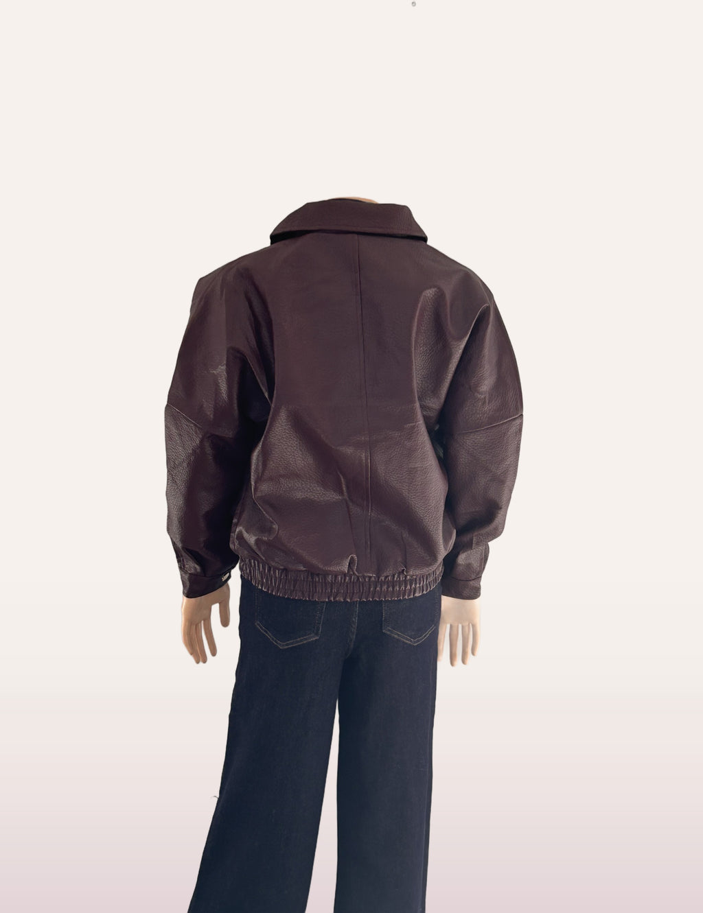 Veste effet cuir Anaïs - vue de dos