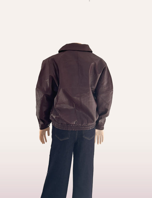 Veste effet cuir Anaïs - vue de dos