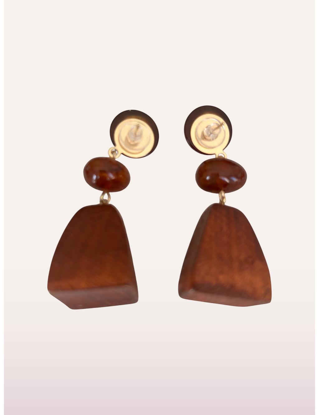 Boucles d'oreilles Léa - vue de dos
