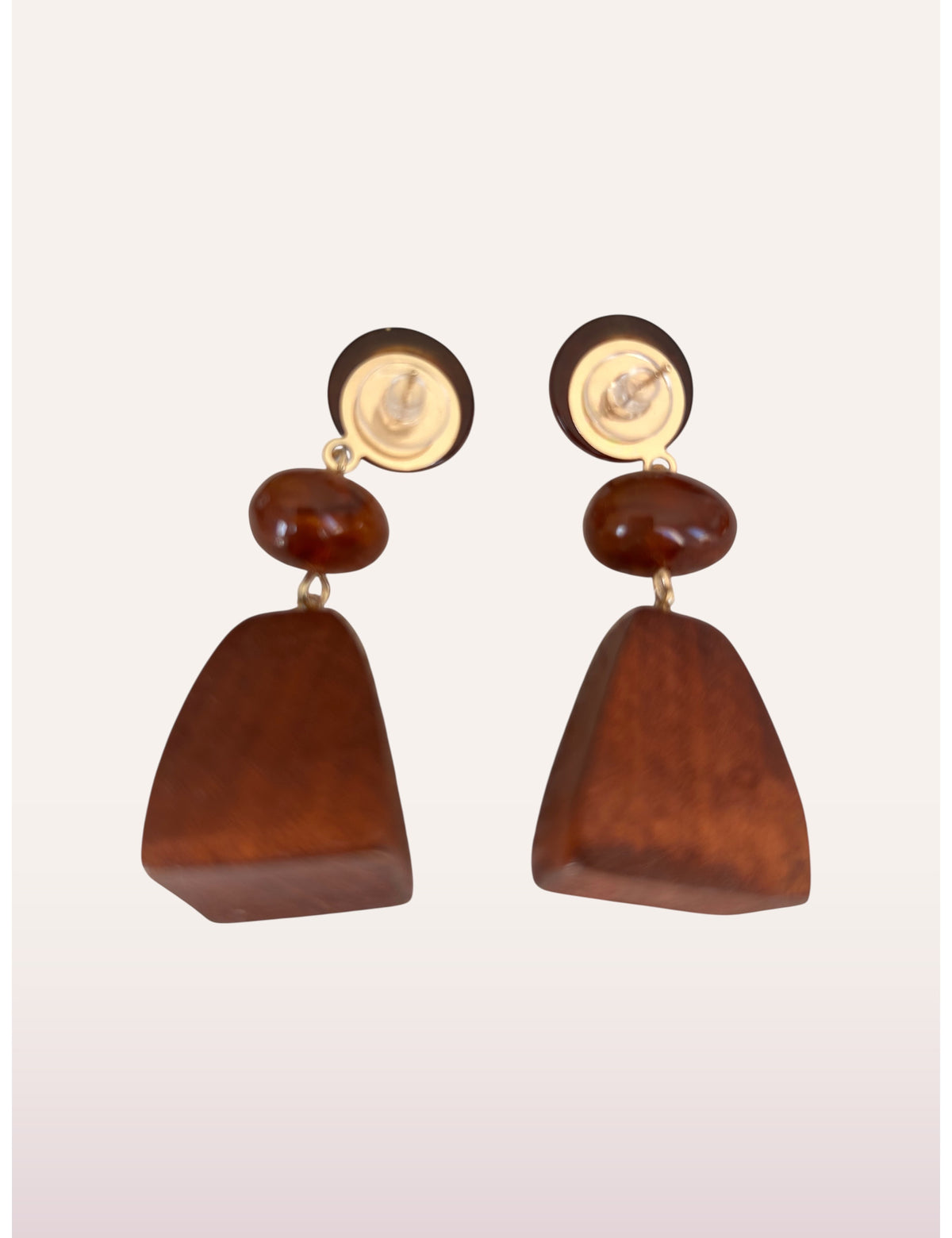 Boucles d'oreilles Léa - vue de dos