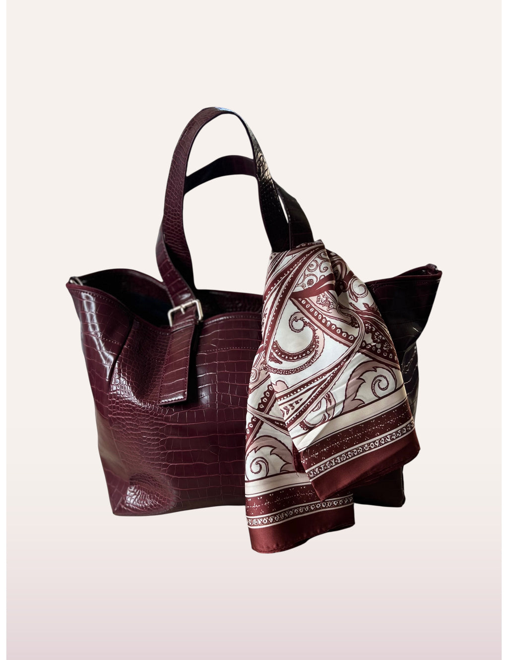 Foulard Adèle porté