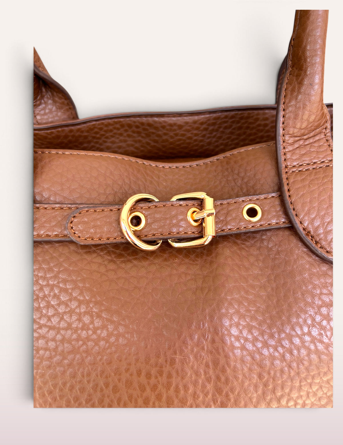 Sac cabas Orlane marron foncé - mise en scène
