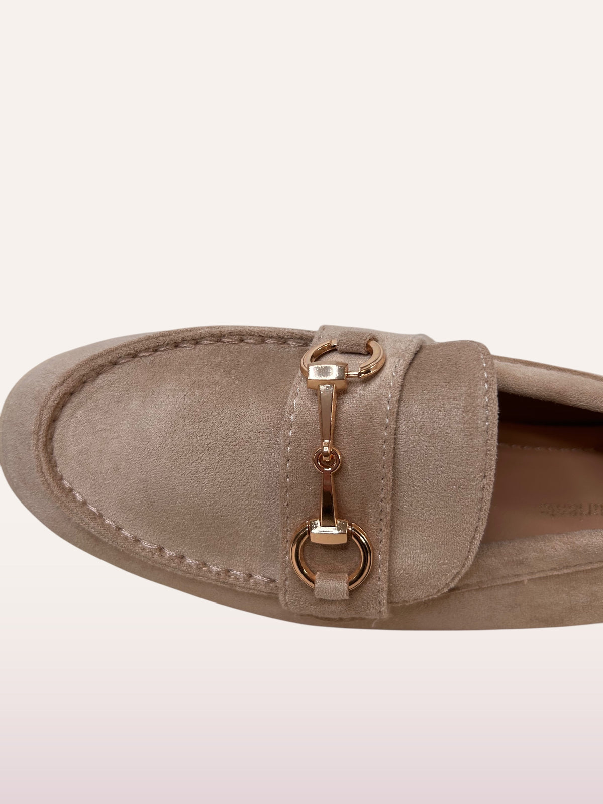 Mocassins suédine Zoé - détail de la suédine
